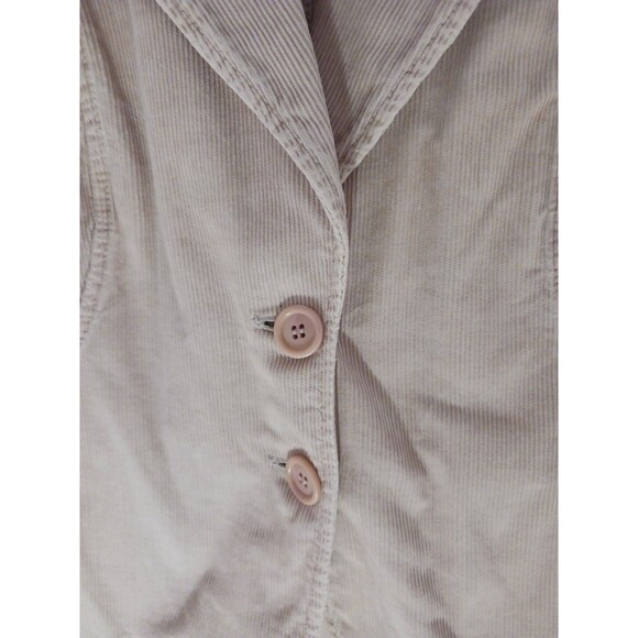 F. C. U. K. Jeans Pink Long Sleeve Blazer Womens 8 Corduroy 2 button Y2K Prep - Picture 11 of 14